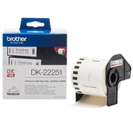 Taśma Oryginalna Brother DK-22251 (DK-22251) (Czerwony) (62 mm, 15,24 m)
