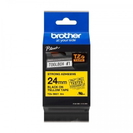 Taśma Oryginalna Brother TZe-S651 (TZe-S651) (Żółty) (24 mm, 8 m, Żółta)