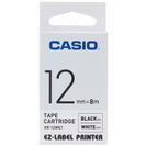 Taśma Oryginalna Casio XR-12WE1 (XR-12WE1) (Biały) (12 mm, 8 m)