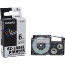 Taśma Oryginalna Casio XR-6WE1 (XR-6WE1) (Biały) (6 mm, 8 m, Biała)