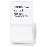 Etykiety Oryginalna Niimbot 50x80 mm Transparentne (Biały)