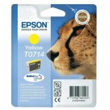 Tusz Oryginalny Epson T0714 (C13T07144010) (Żółty) do Epson Stylus SX218