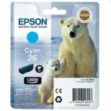 Tusz Oryginalny Epson T2612 (C13T26124010) (Błękitny)