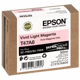 Tusz Oryginalny Epson T47A6 (C13T47A600) (Jasny purpurowy)