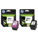 Tusze Oryginalne HP 304 XL (N9K08AE, N9K07AE) (komplet) do HP DeskJet Ink Advantage 3760