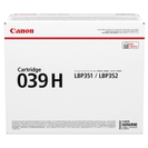 Toner Oryginalny Canon CRG-039H (0288C001) (Czarny)