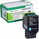 Toner Oryginalny Lexmark C242X C (C242XC0) (Błękitny)