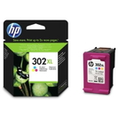 Tusz Oryginalny HP 302 XL (F6U67AE) (Kolorowy)