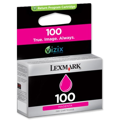 Tusz Oryginalny Lexmark 100 M (014N0901E) (Purpurowy)