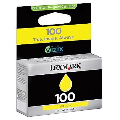 Tusz Oryginalny Lexmark 100 Y (014N0902E) (Żółty)