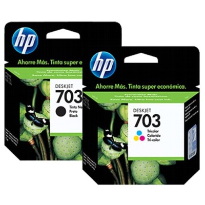 Tusze Oryginalne HP 703 (F6V32AA) (komplet)