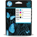 Tusze Oryginalne HP 934 BK + 935 CMY (6ZC72AE) (komplet)