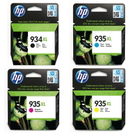 Tusze Oryginalne HP 934 XL BK + 935 XL CMY (X4E14AE) (komplet)