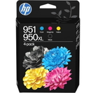 Tusze Oryginalne HP 950 XL BK + 951 CMY (C3WK1AE) (komplet)