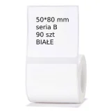 Etykiety Oryginalne Niimbot 50x80 mm White (Biały) do Niimbot B3S