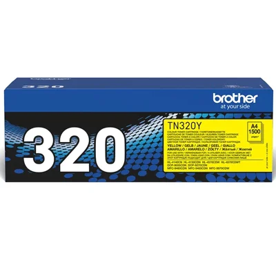 Toner Oryginalny Brother TN-320Y (TN320Y) (Żółty)