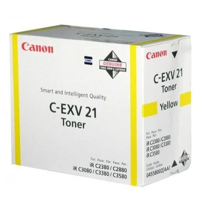 Toner Oryginalny Canon C-EXV 21 Y (0455B002) (Żółty)