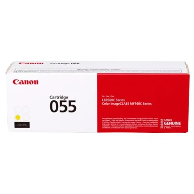 Toner Oryginalny Canon CRG-055Y (3013C002) (Żółty)