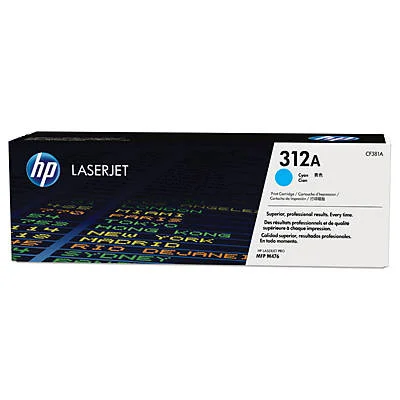 Toner Oryginalny HP 312A (CF381A) (Błękitny)