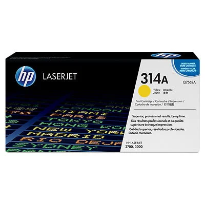 Toner Oryginalny HP 314A (Q7562A) (Żółty)