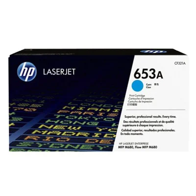 Toner Oryginalny HP 653A (CF321A) (Błękitny)