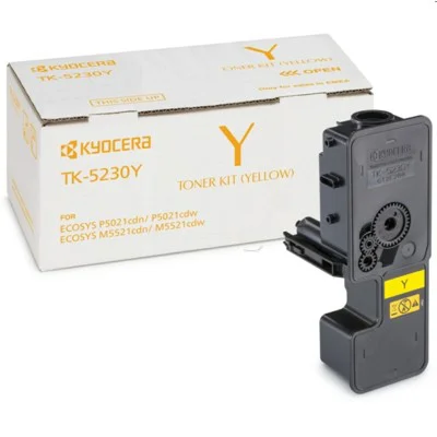 Toner Oryginalny Kyocera TK-5230Y (1T02R9ANL0) (Żółty)