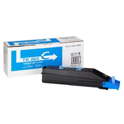 Toner Oryginalny Kyocera TK-865C (1T02JZCEU0) (Błękitny)