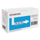 Toner Oryginalny Kyocera TK-8735C (1T02XNCNL0) (Błękitny)