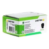 Toner Oryginalny Lexmark 24B7184 (24B7184) (Żółty) do Lexmark XC2240