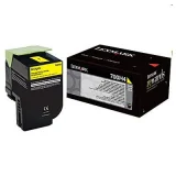 Toner Oryginalny Lexmark 702HY (70C2HY0) (Żółty) do Lexmark CS410N