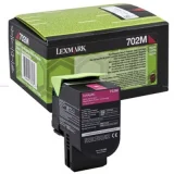 Toner Oryginalny Lexmark 702M (70C20M0) (Purpurowy) do Lexmark CS410DTN