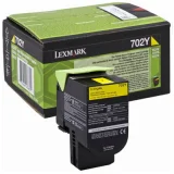 Toner Oryginalny Lexmark 702Y (70C20Y0) (Żółty)