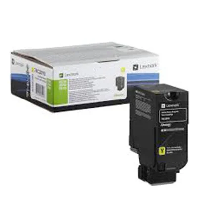 Toner Oryginalny Lexmark 74C2SY0 (74C2SY0) (Żółty)