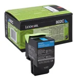 Toner Oryginalny Lexmark 802SC (80C2SC0) (Błękitny)