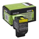 Toner Oryginalny Lexmark 802SY (80C2SY0) (Żółty) do Lexmark CX410DTE