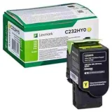 Toner Oryginalny Lexmark C232 (C2320Y0) (Żółty) do Lexmark C2535DW