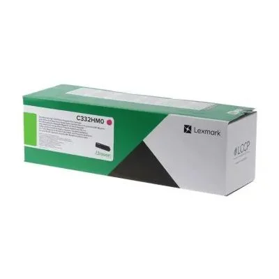 Toner Oryginalny Lexmark C332H (C332HM0) (Purpurowy)