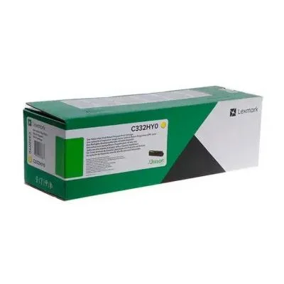 Toner Oryginalny Lexmark C332H (C332HY0) (Żółty)