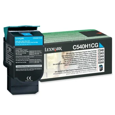 Toner Oryginalny Lexmark C540H1CG (C540H1CG) (Błękitny)