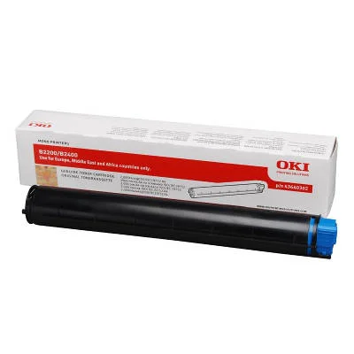 Toner Oryginalny Oki B2200 2400 (43640302) (Czarny)