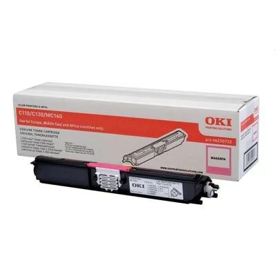 Toner Oryginalny Oki C110 130 (44250722) (Purpurowy)