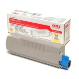 Toner Oryginalny Oki C5800 (43324421) (Żółty) do Oki C5550 MFP