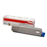 Toner Oryginalny Oki C801/821 (44643003) (Błękitny)