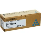 Toner Oryginalny Ricoh C360HE (408185) (Błękitny) do Ricoh Aficio SP C360DNT