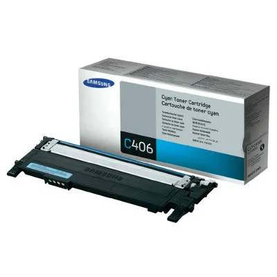 Toner Oryginalny Samsung CLT-C406S (ST984A) (Błękitny)