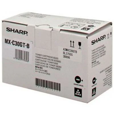 Toner Oryginalny Sharp MX-C30GTB (MX-C30GTB) (Czarny)