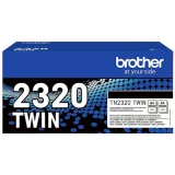 Tonery Oryginalne Brother TN-2320 (TN2320TWIN) (Czarne) (dwupak) do Brother DCP-L2520DW