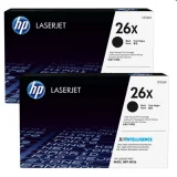 Tonery Oryginalne HP 26X (CF226XD) (Czarne) (dwupak) do HP LaserJet Pro M402dn