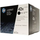 Tonery Oryginalne HP 42X (Q5942XD) (Czarne) (dwupak) do HP LaserJet 4350dtnsl