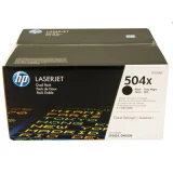 Tonery Oryginalne HP 504X (CE250XD) (Czarne) (dwupak) do HP Color LaserJet CM3530fs MFP